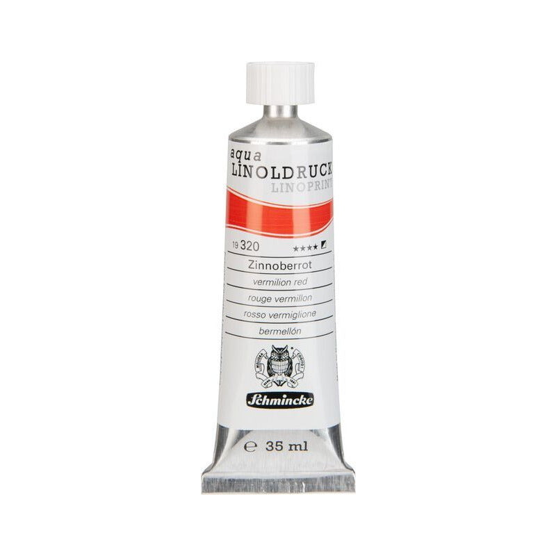 Farby do linorytu Schmincke aqua-LINOPRINT 35 ml – 320 Czerwień cynobrowa