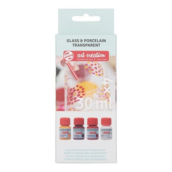 Farby do malowania ceramiki Talens Art Creation / zestaw 4 x 30 ml | Artmie