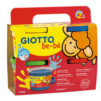 Farby do malowania palcami GIOTTO be-bè 4 x 150 ml