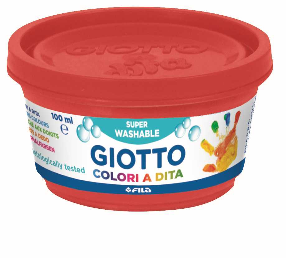 Farby do malowania palcami GIOTTO Be-Be 6 x 100 ml