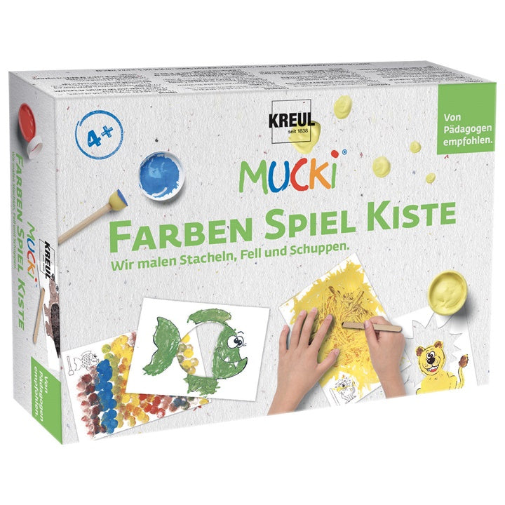 Farby do malowania palcami MUCKI / 5x50ml | Artmie