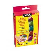 Farby do malowania palcami  Pebeo Tactilcolor 6 x 20 ml | Artmie