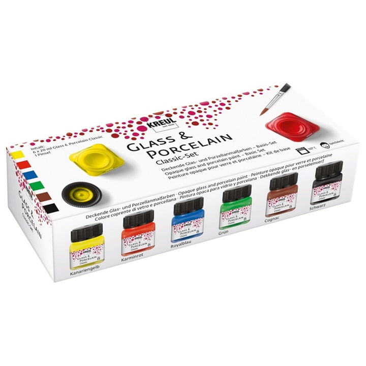 Farby do malowania porcelany Brillant Hobby Line / zestaw 6 szt | Artmie