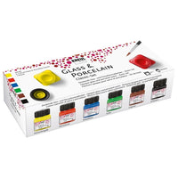 Farby do malowania porcelany Brillant Hobby Line / zestaw 6 szt | Artmie