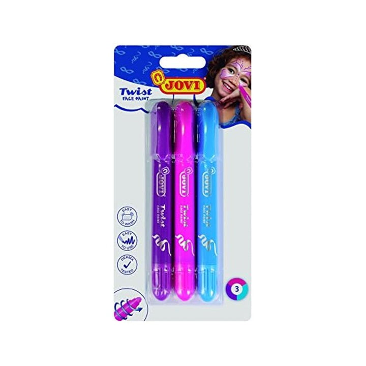 Farby do twarzy JOVI Twist Girl 3szt | Artmie