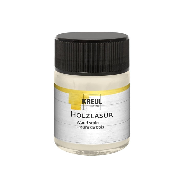 Farby do drewna Hobby Line Wood Stain 50 ml – biała