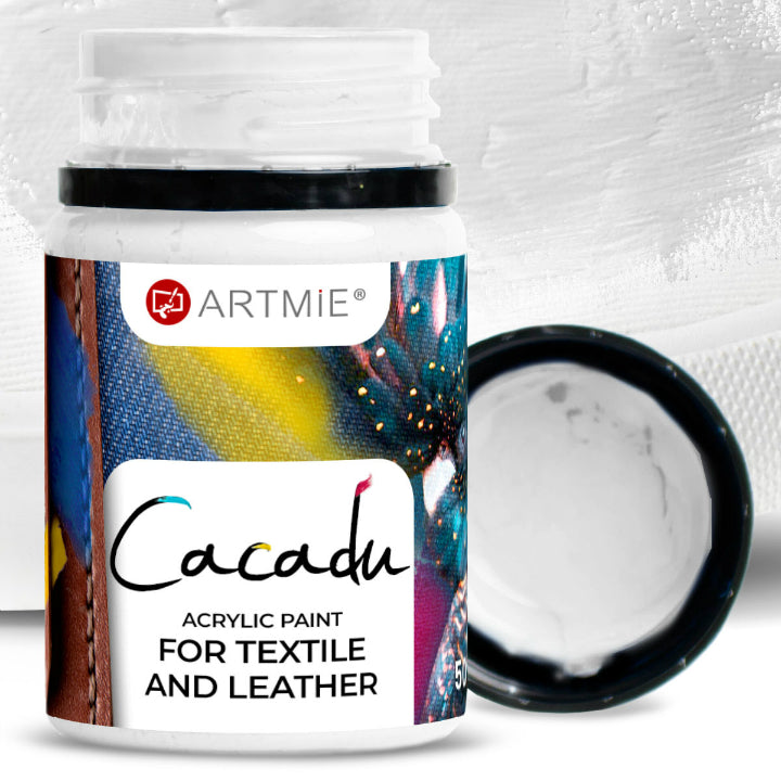 Farby do tekstyliów i skóry ARTMIE Cacadu 50 ml – 1 biel