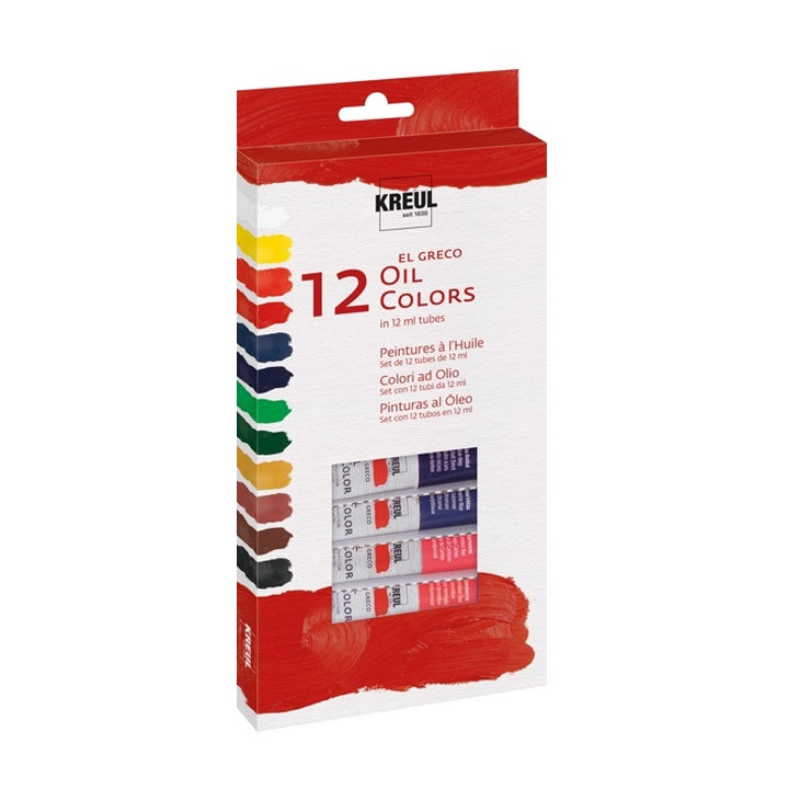 Farby olejne el Greco KREUL / 12 x 12 ml | Artmie