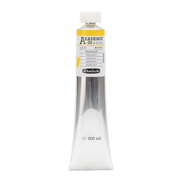 Farby olejne Schmincke AKADEMIE 200 ml | różne kolory - 216 żółć cytrynowa