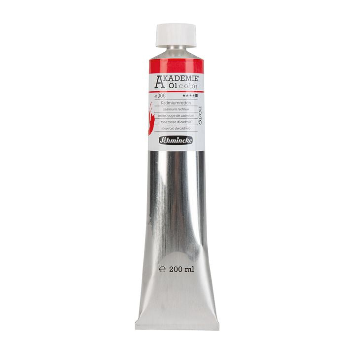 Farby olejne Schmincke AKADEMIE 200 ml | różne kolory - 306 czerwień kadmowa (odcień)
