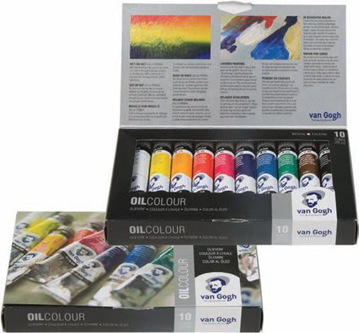 Farby olejne serii Van Gogh / 10 szt x 20 ml | Artmie