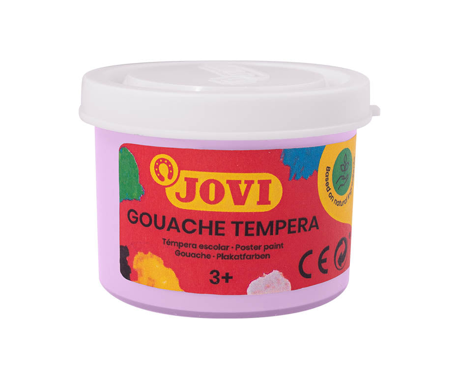 Farby plakatowe JOVI Premium pastelowe 6 x 35 ml z pędzelkiem