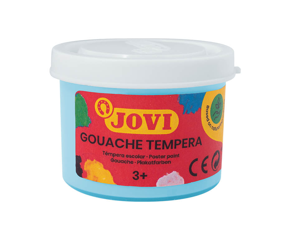 Farby plakatowe JOVI Premium pastelowe 6 x 35 ml z pędzelkiem
