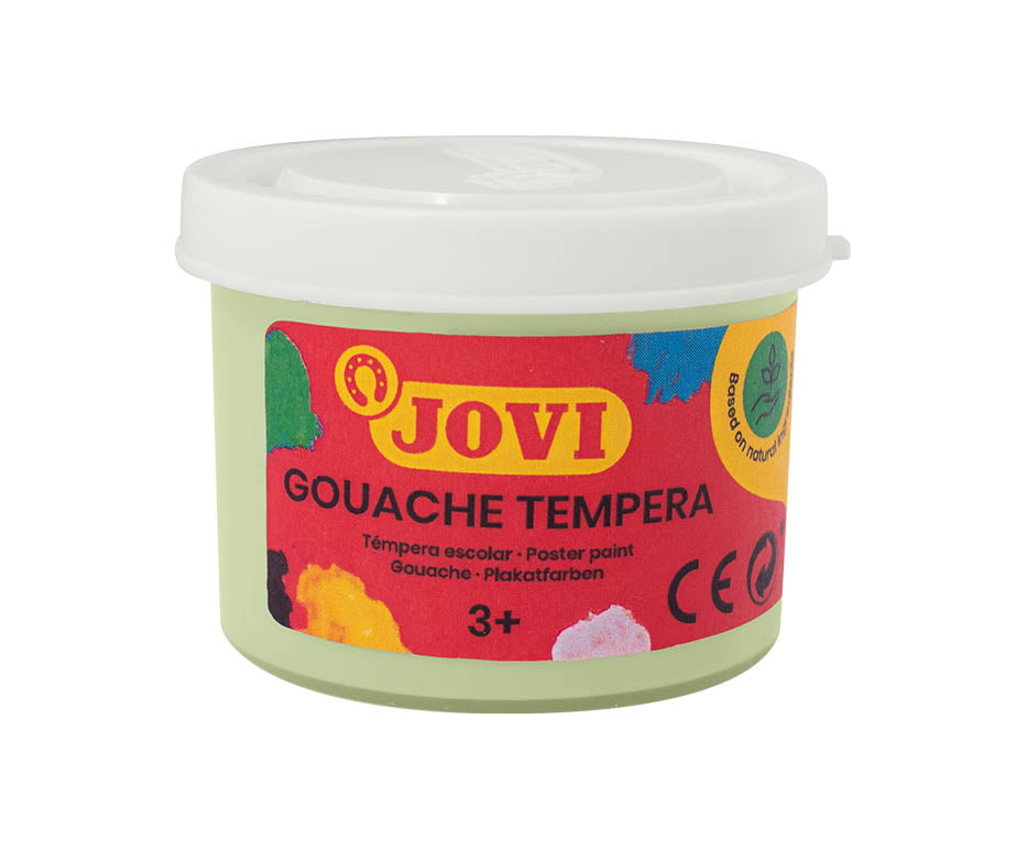 Farby plakatowe JOVI Premium pastelowe 6 x 35 ml z pędzelkiem