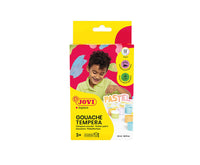 Farby plakatowe JOVI Premium pastelowe 6 x 35 ml z pędzelkiem
