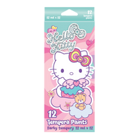 Farby plakatowe w tubkach Colorino Hello Kitty, 12 kolorów