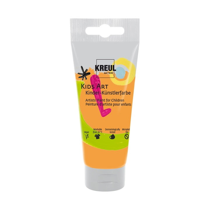 Farby dla dzieci KREUL 75 ml – pomarańczowa