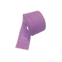 Kolorowa wstążka jutowa 7cm x 10 m – liliowa