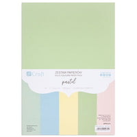Kolorowe papiery DP Craft - zestaw 20 szt. – pastel