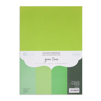 Kolorowe papiery DP Craft - zestaw 20 szt. – zielona tones