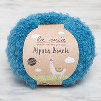 Włóczka La Mia Alpaca Boucle 50 g – kremowa jasna