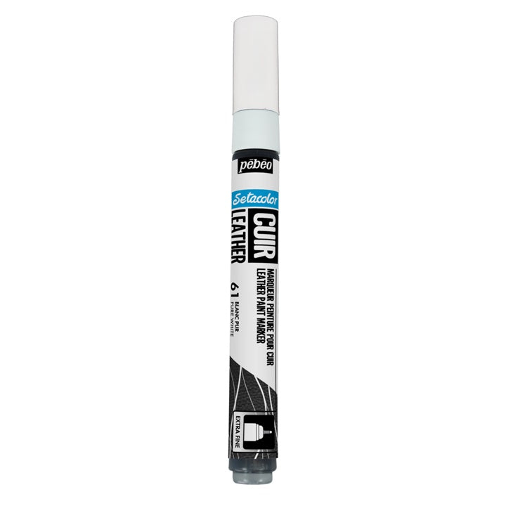Marker do skóry Pebeo Setacolor extra fine – czysta biel