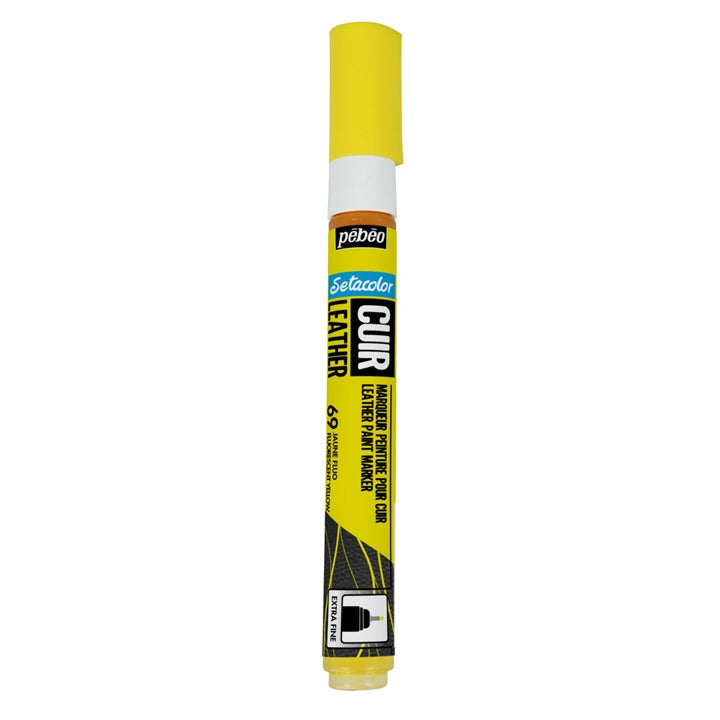 Marker do skóry Pebeo Setacolor extra fine – żółty fluorescencyjny