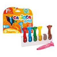 Flamastry Carioca Baby z okrągłą końcówką, mix kolorów