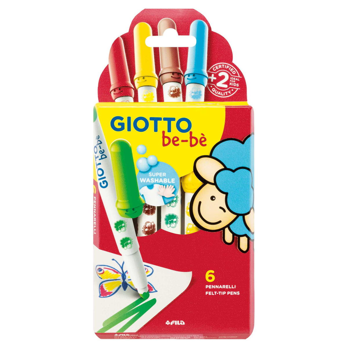 Flamastry dla dzieci GIOTTO be-bè 6 szt.