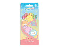 Flamastry dla dzieci JOVI Kawaii / zestaw 8 szt. - 3 mm