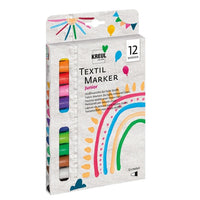 Flamastry tekstylne dla dzieci KREUL 12 szt. | Artmie