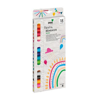Flamastry tekstylne dla dzieci KREUL JAVANA Texi Max SUNNY 18 szt. | Artmie