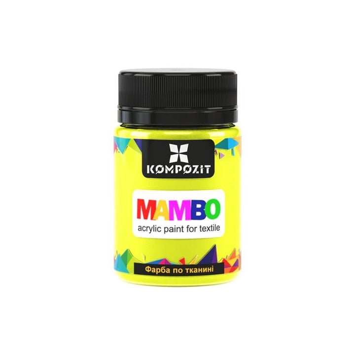 Farba fluorescencyjna do tkanin i skóry MAMBO 50 ml | różne odcienie