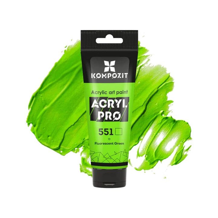 Fluorescencyjna farba akrylowa ACRYL PRO ART Kompozit 75 ml | różne odcienie | Artmie