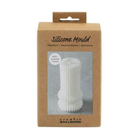Forma silikonowa - żebrowany cylinder z łukami | Artmie