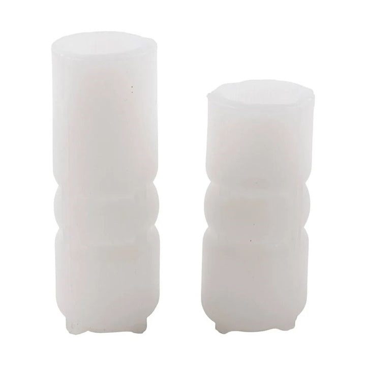 Forma silikonowa - żebrowany cylinder z łukiem | Artmie