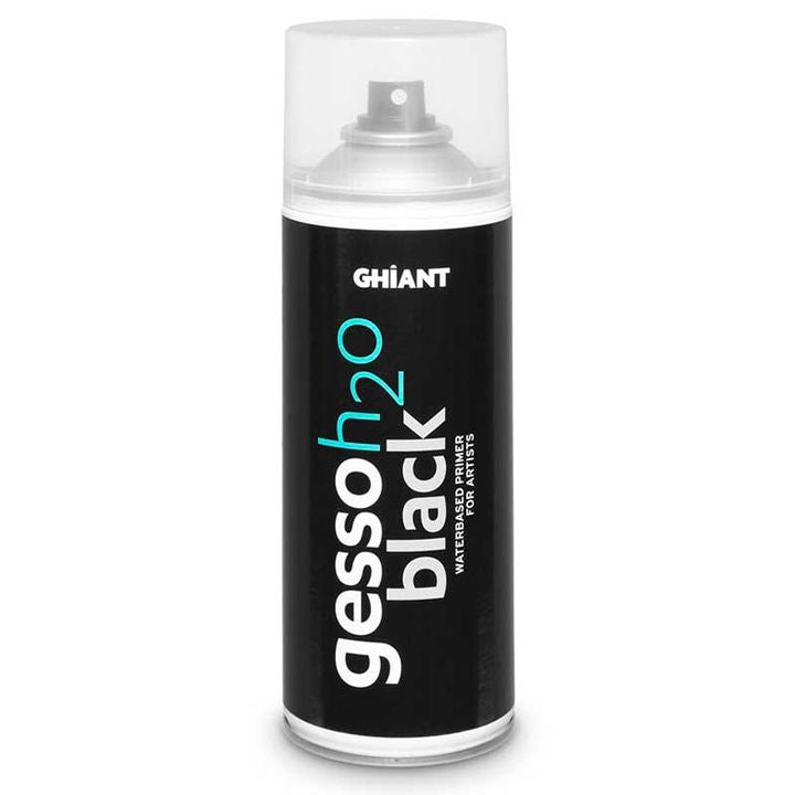 Ghiant Gesso H2O Czarny podkład w sprayu | Artmie