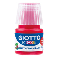 Giotto Decor farba akrylowa matowa 25 ml – czerwień szkarłatna