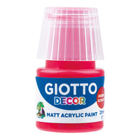 Giotto Decor farba akrylowa matowa 25 ml – czerwień cynobrowa