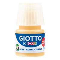 Giotto Decor farba akrylowa matowa 25 ml – złocistożółty