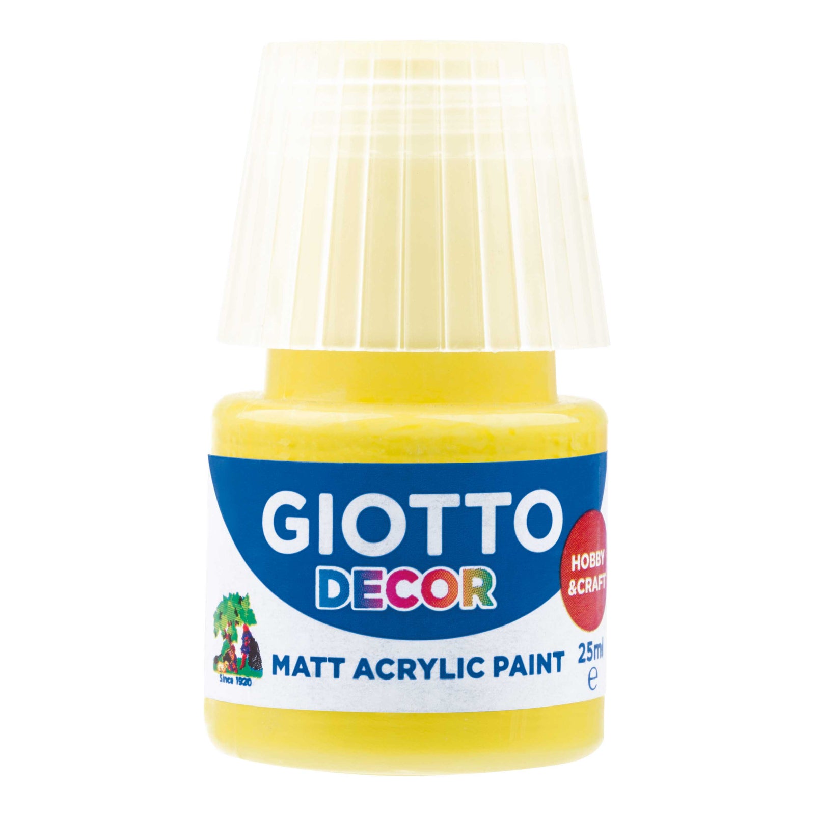 Giotto Decor farba akrylowa matowa 25 ml – żółty