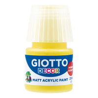 Giotto Decor farba akrylowa matowa 25 ml – żółty