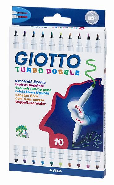 Giotto Flamastry podwójne Turbo Dobble /10 sztuk | Artmie