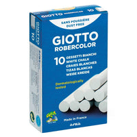 Biała kreda bezpyłowa GIOTTO Robercolor 10 szt.