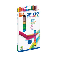 GIOTTO Robercolor Carré kreda bezpyłowa kwadratowa kolorowa 12 szt.