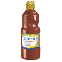 GIOTTO School Paint zmywalna farba plakatowa 500 ml – brązowy