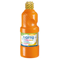 GIOTTO School Paint zmywalna farba plakatowa 500 ml – pomarańczowy