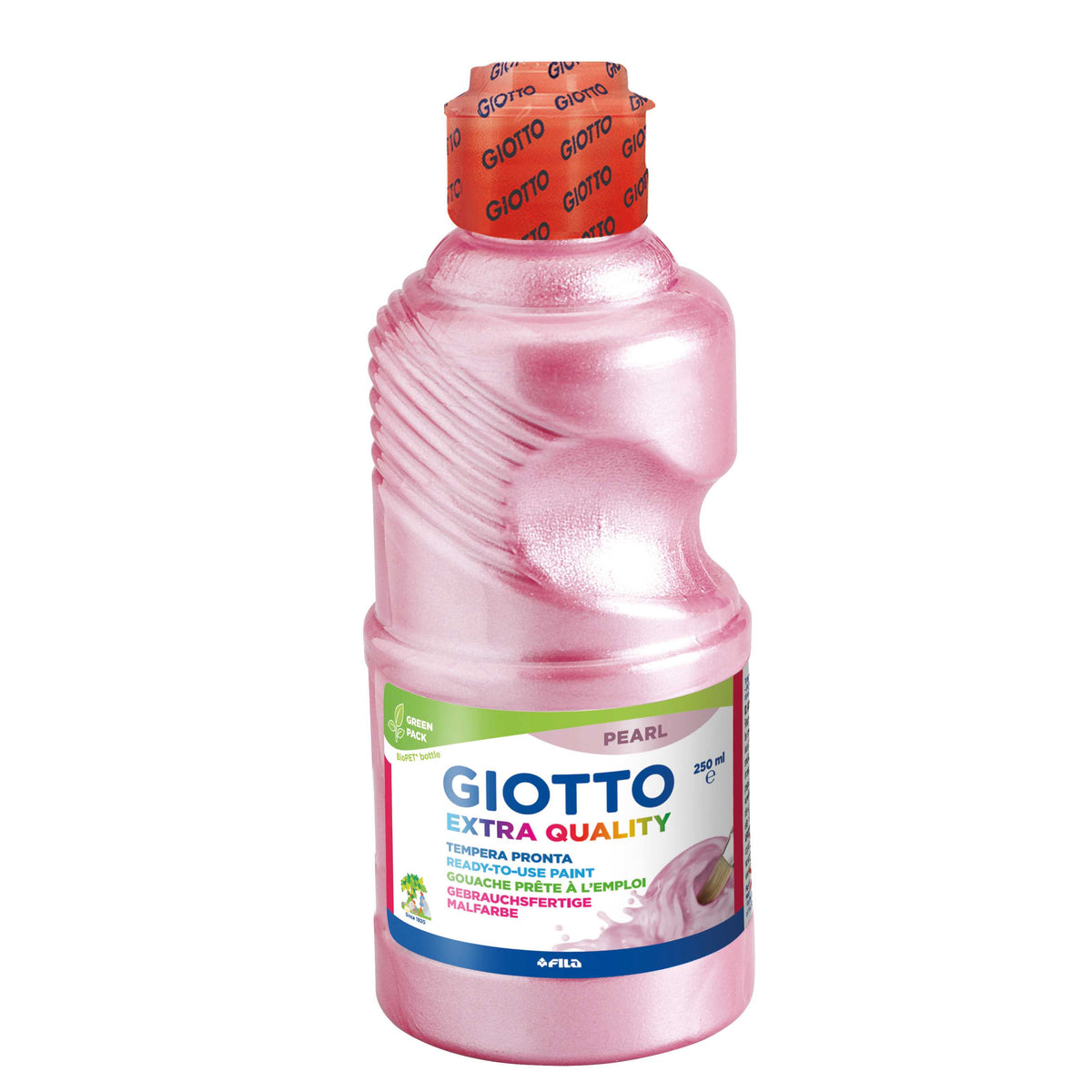 Farba plakatowa perłowa Giotto 250 ml – różowa