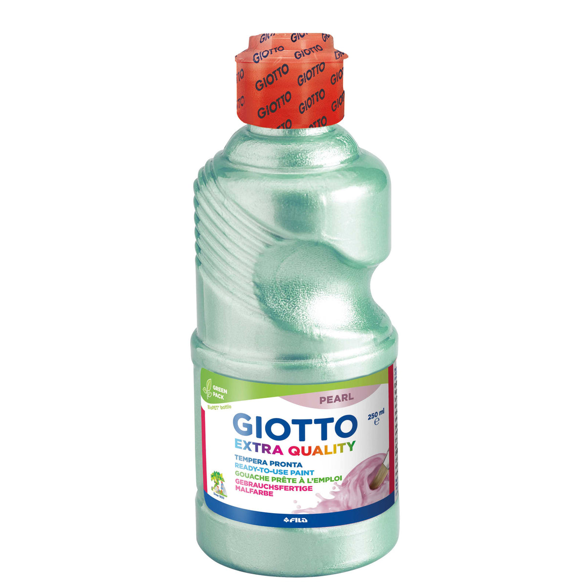Farba plakatowa perłowa Giotto 250 ml – zielona