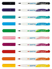 Pisaki pędzelkowe GIOTTO Turbo Soft Brush - 10 szt.